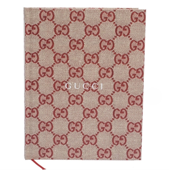 Gucci Other - Gucci - Red GG Monogram Logo Notebook